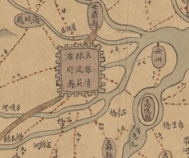 1855–1870年《直隶山东两省地舆全图》插图3