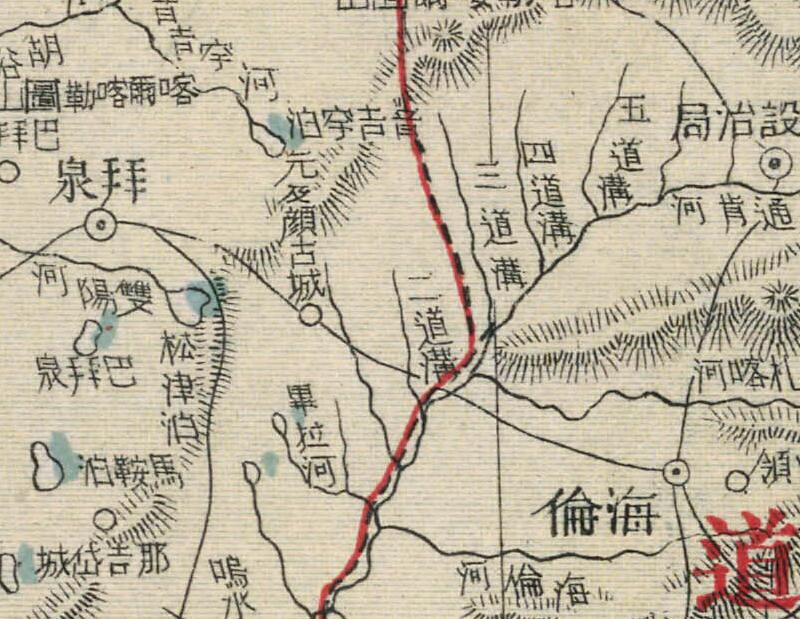1917年《黑龙江省》地图插图3
