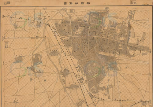 1947年《郑县城厢图》