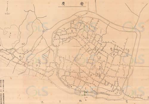 1941年《安庆》城市图