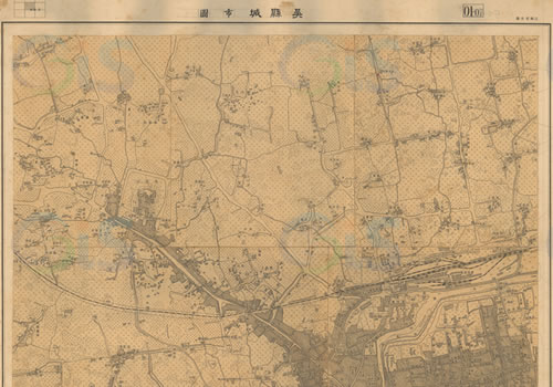 1947年苏州《吴县城市图》