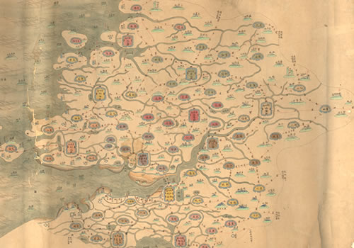 1773–1841年间《浙江全图》