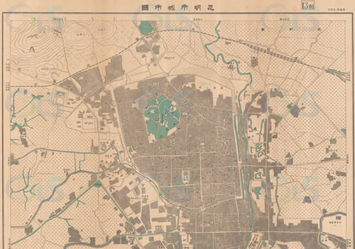 1949年《昆明市城市图》