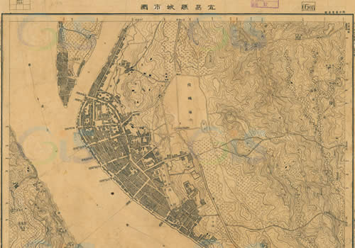 1947年《宜昌县城市图》