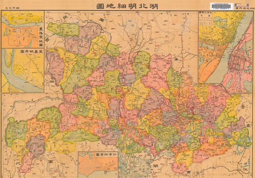 1927年《湖北明细地图》