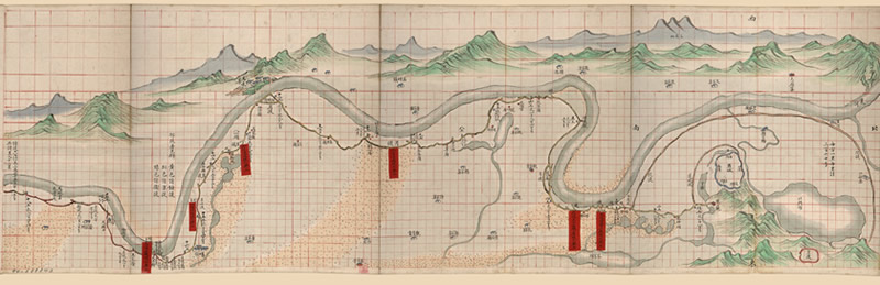 1859–1875年《钟祥县部堤十八工全图》插图