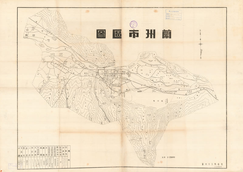 1945年《兰州市区图》插图