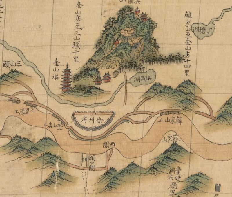 1750年《黄河南河图》插图2