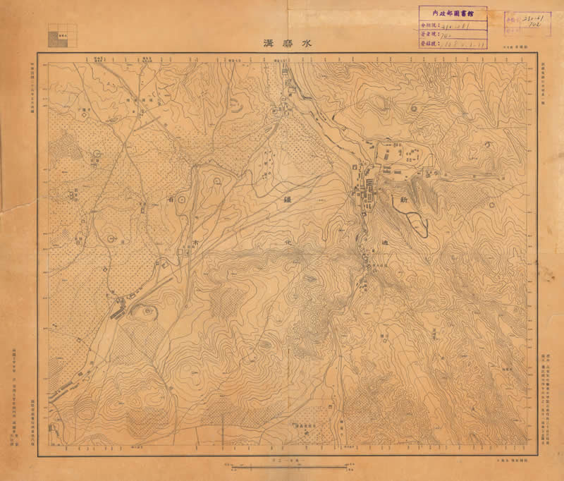 1947年乌鲁木齐《迪化市郊图》插图