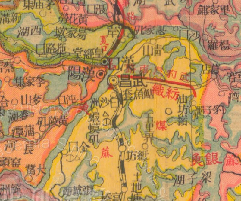 1927年《湖北明细地图》插图1