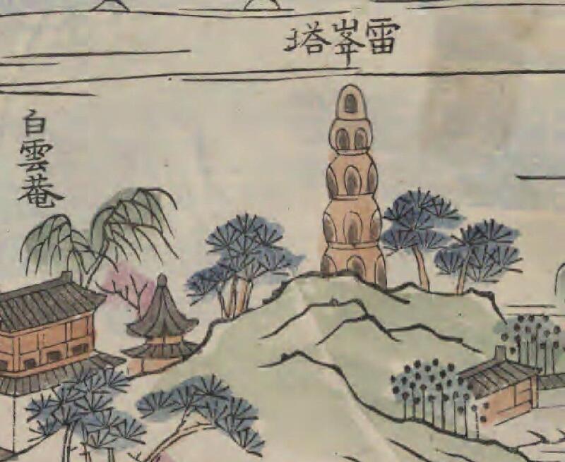 1883年《御览西湖胜景新増美景全图》插图2