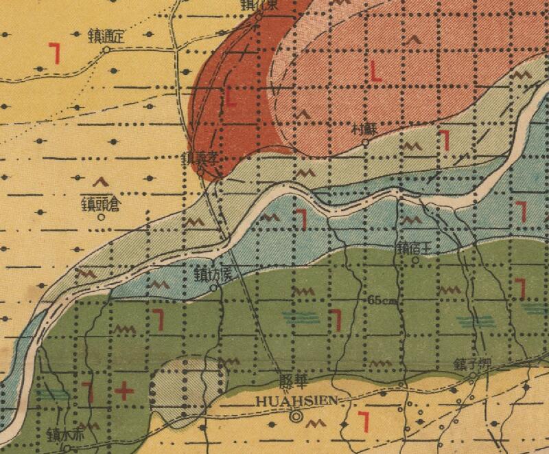 1932年陕西《渭河流域土壤图》插图3