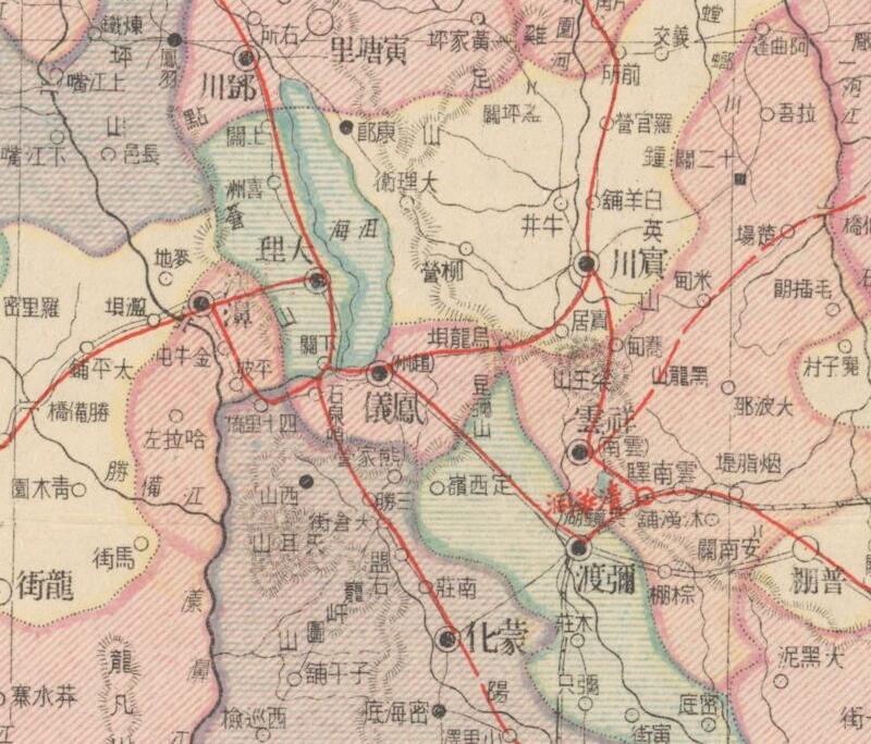 1945年《云南省明细地图》插图3