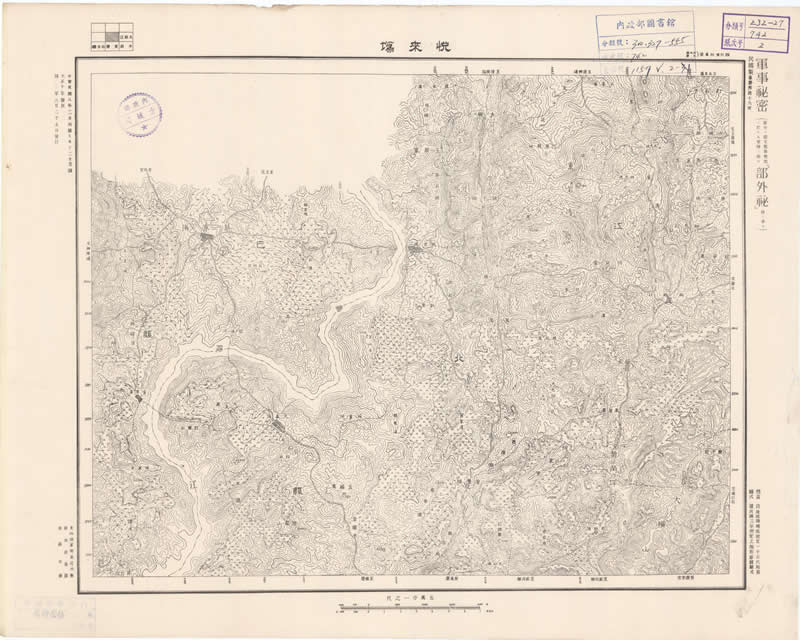 1921年《重庆附近图》五万分一插图3