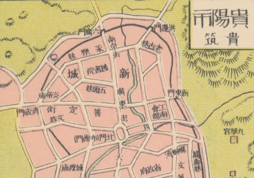 1938年《贵阳市》地图