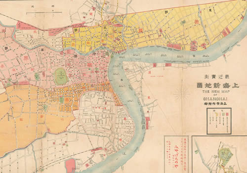 1917年《最近实测上海新地图》