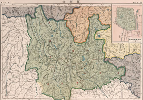 1917年《云南省》地图