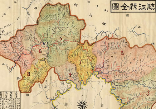 1935年吉林《临江县全图》