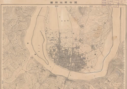 1948年四川《阆中县城厢图》