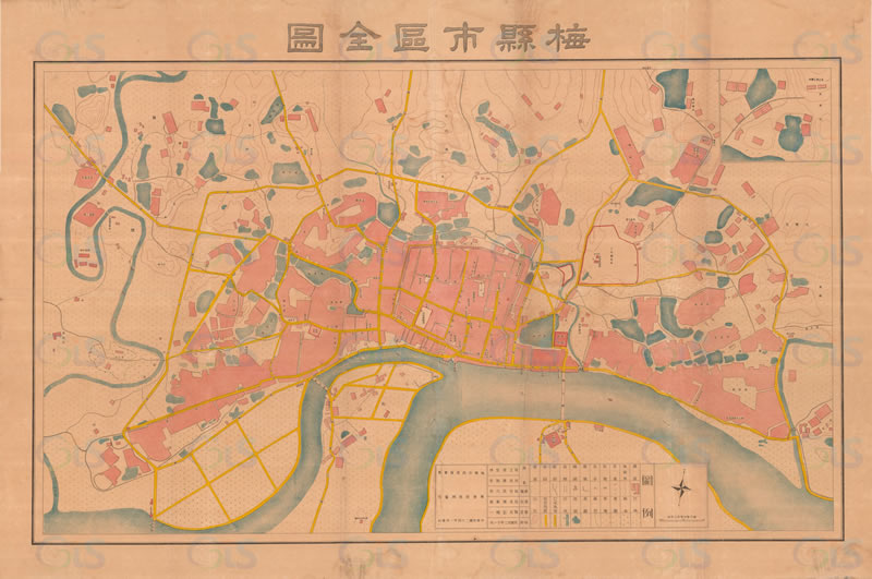 1935年广东《梅县市区全图》插图
