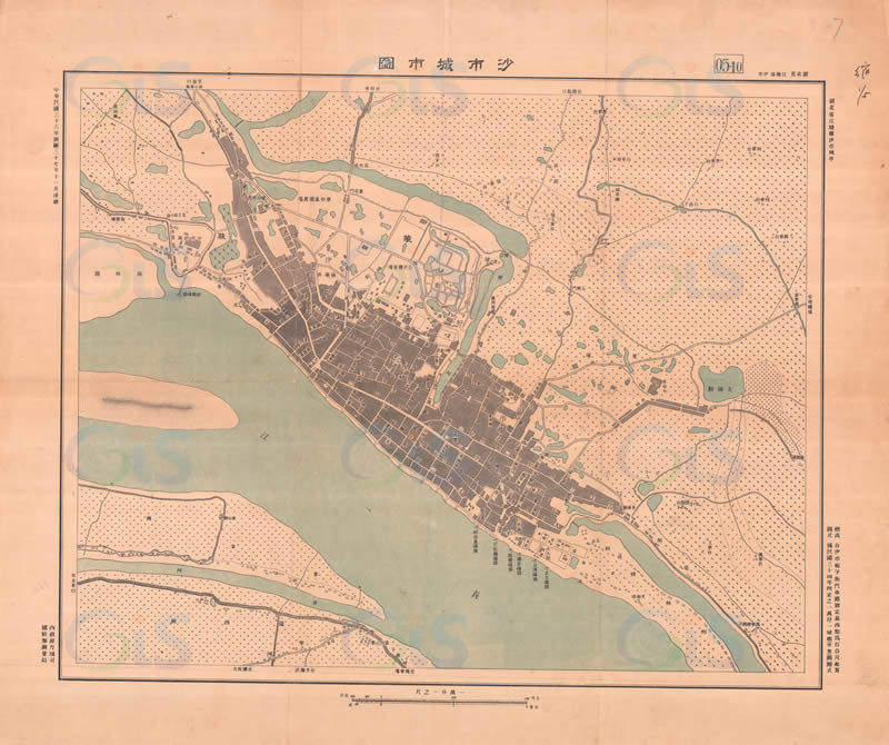 1948年湖北《沙市城市图》插图