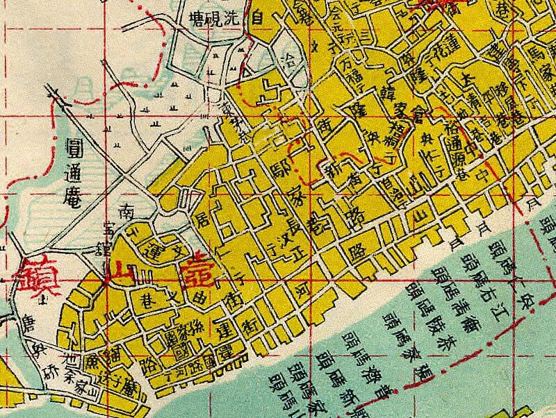 1947年《湘潭县城地籍一览图》插图1
