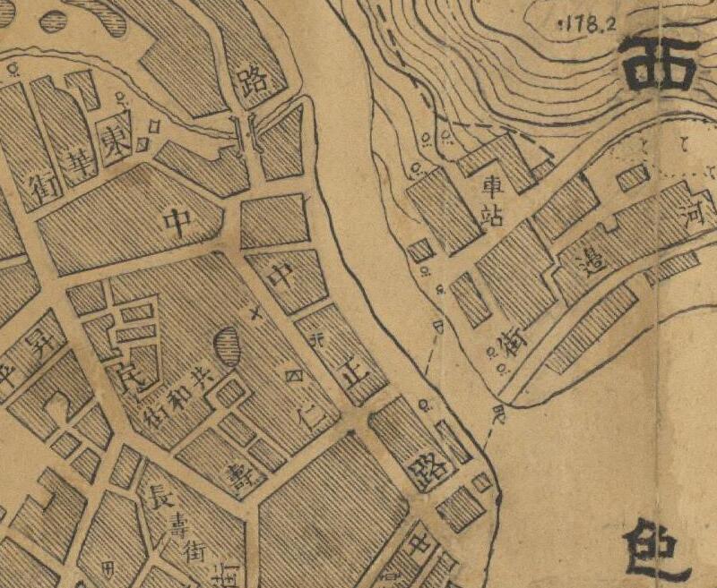 1947年广西《百色县城市图》插图1