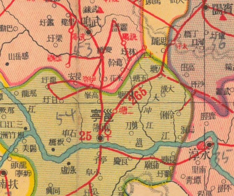 1938年《广西省明细地图》插图1