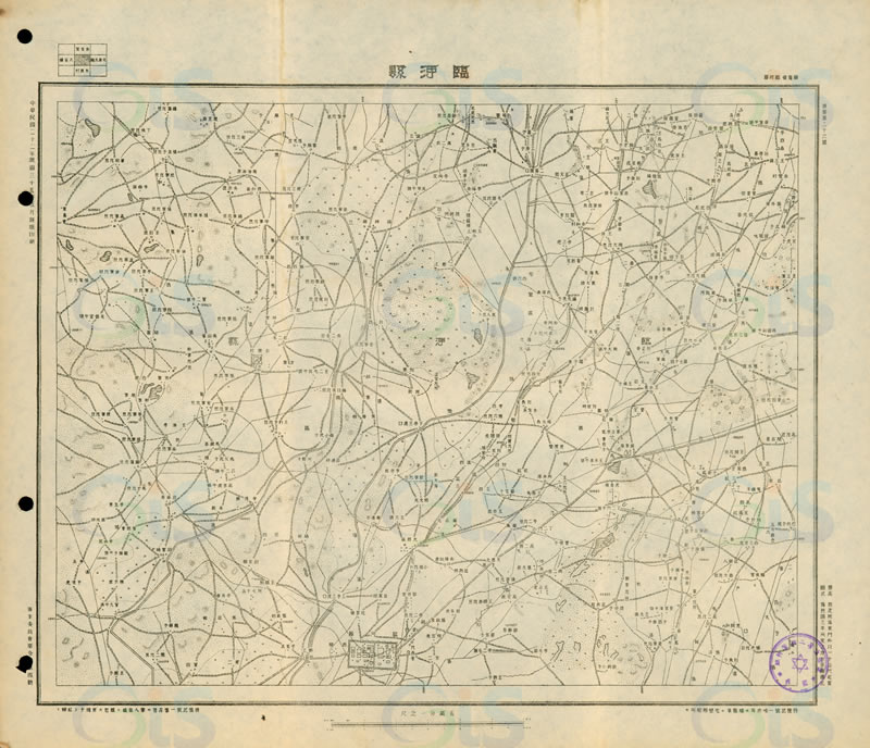 1947年《绥远省地形图》五万分一插图1