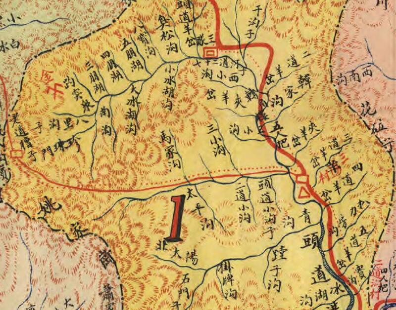1935年吉林《临江县全图》插图1