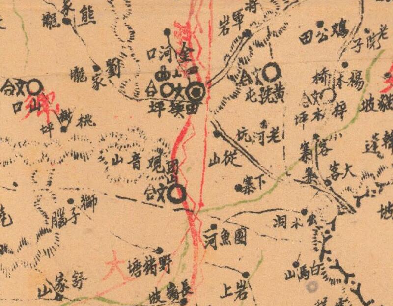 1942年《贵州省玉屏县图》插图1