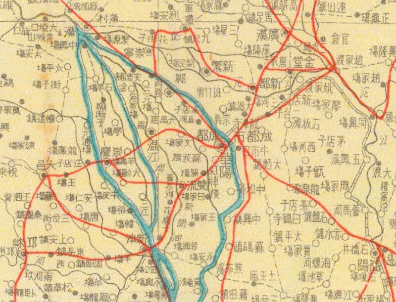 1941年《四川明细地图》附西康东部_历史地图网