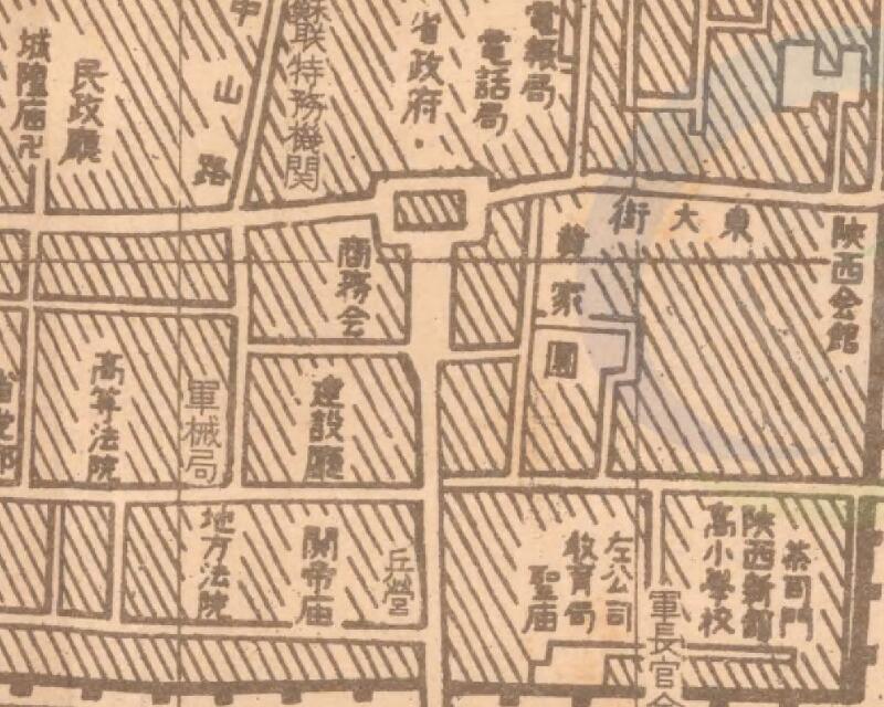 1940年《兰州市街要图》插图2