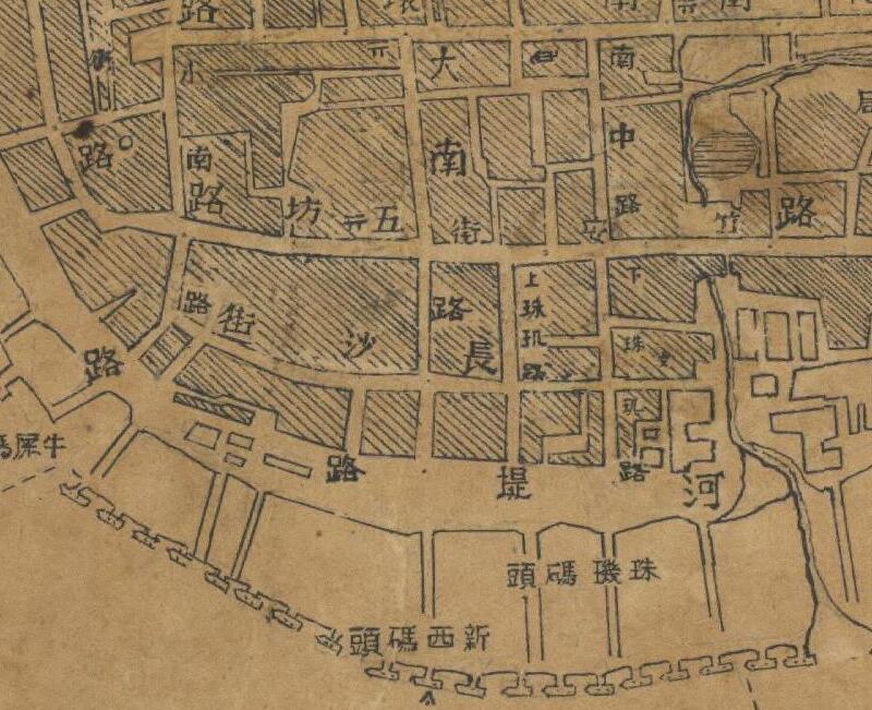 1947年广西《苍梧县城市图》插图2