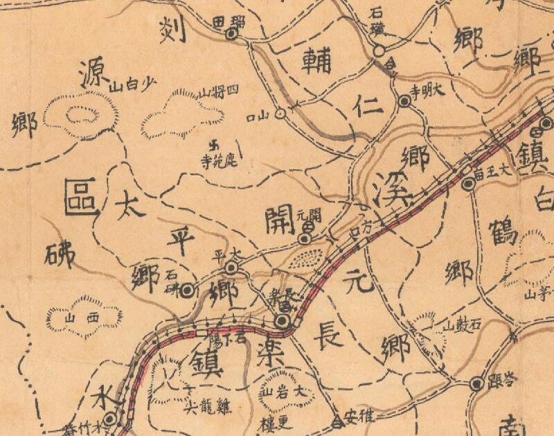 1943年《浙江省嵊县地图》插图2