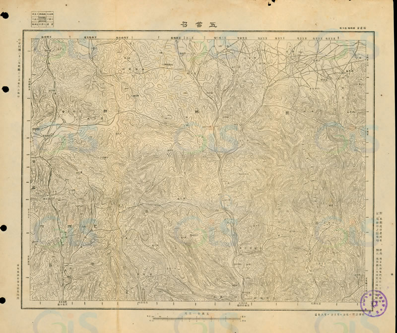 1947年《绥远省地形图》五万分一插图2