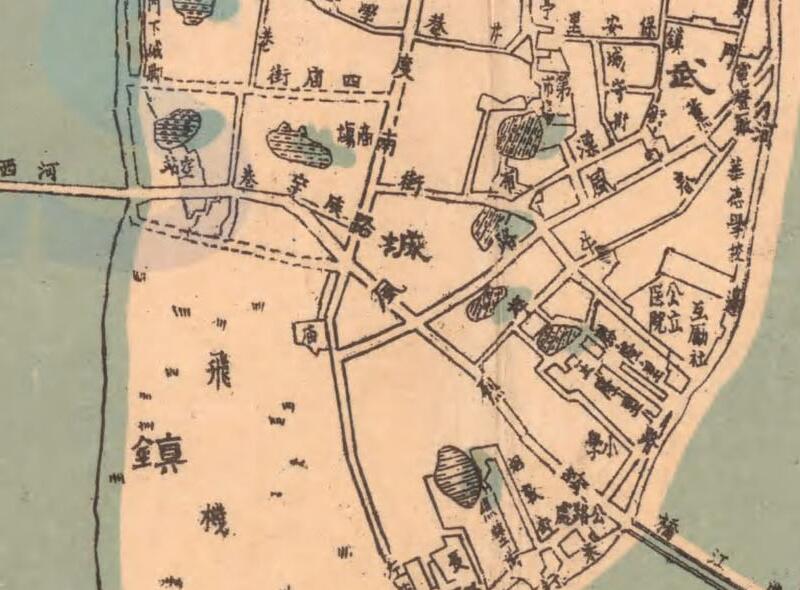 1944年《韶洲(韶关曲江)市街图》插图2