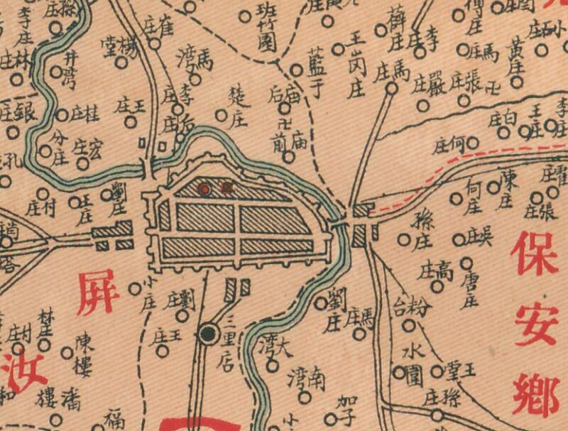 1934年《河南汝南县详图》插图2