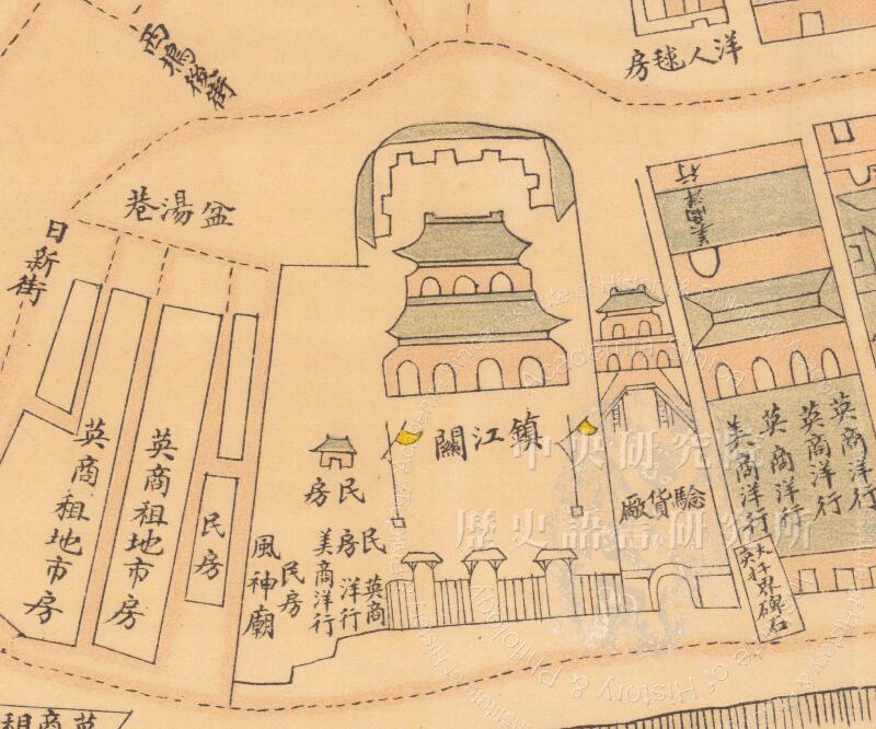 1931年《江苏省镇江城附近租界图》插图2