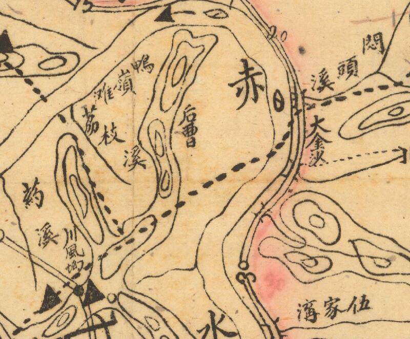 1942年贵州《赤水县分区图》插图2