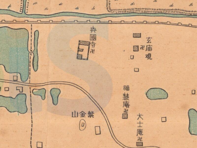 1948年湖北《江陵县城市图》插图3