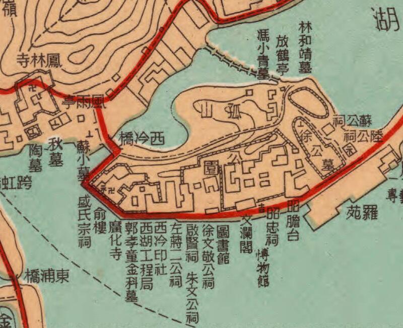 1946年《最新杭州市地图》插图3