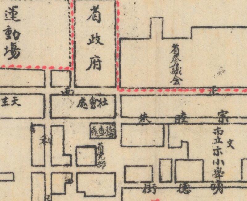 民国：《宁夏省银川市区域图》插图3