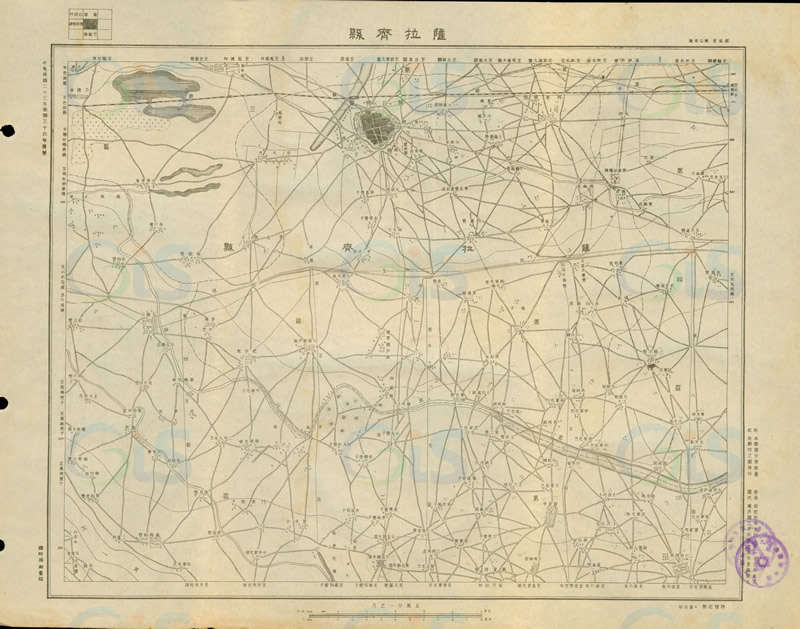 1947年《绥远省地形图》五万分一插图3