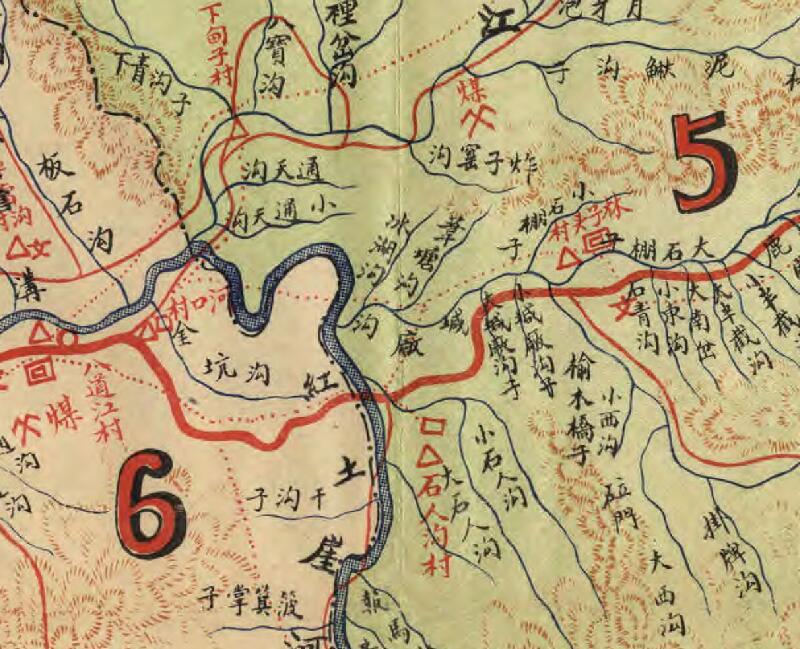 1935年吉林《临江县全图》插图3