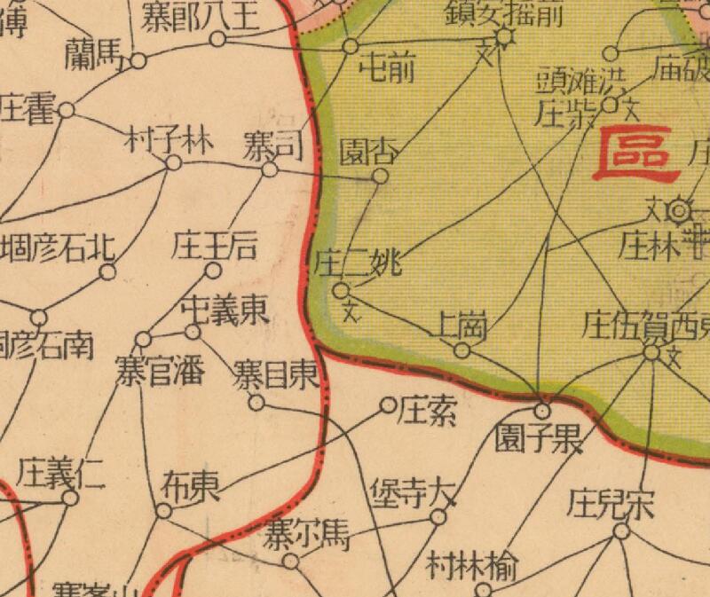 1934年《临清县十区暨邻封边区详细全图》插图3