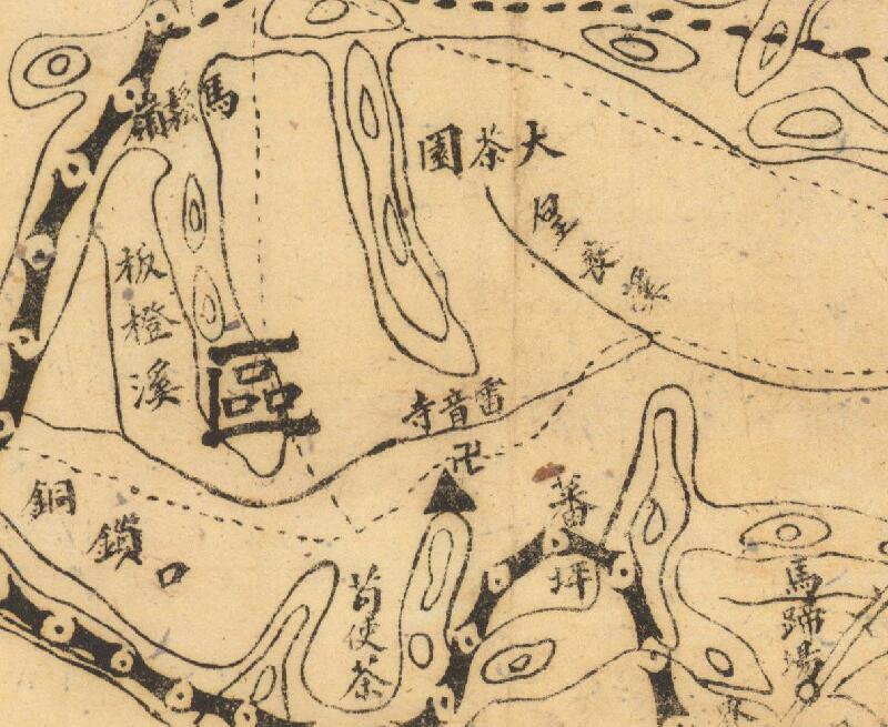 1942年贵州《赤水县分区图》插图3