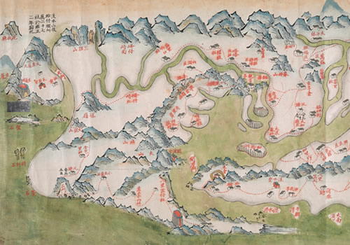 1735-1759年《台湾府汛塘图》