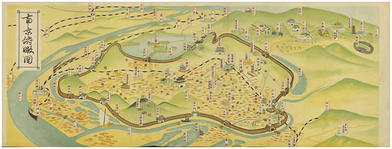 1940年《南京俯瞰图》插图