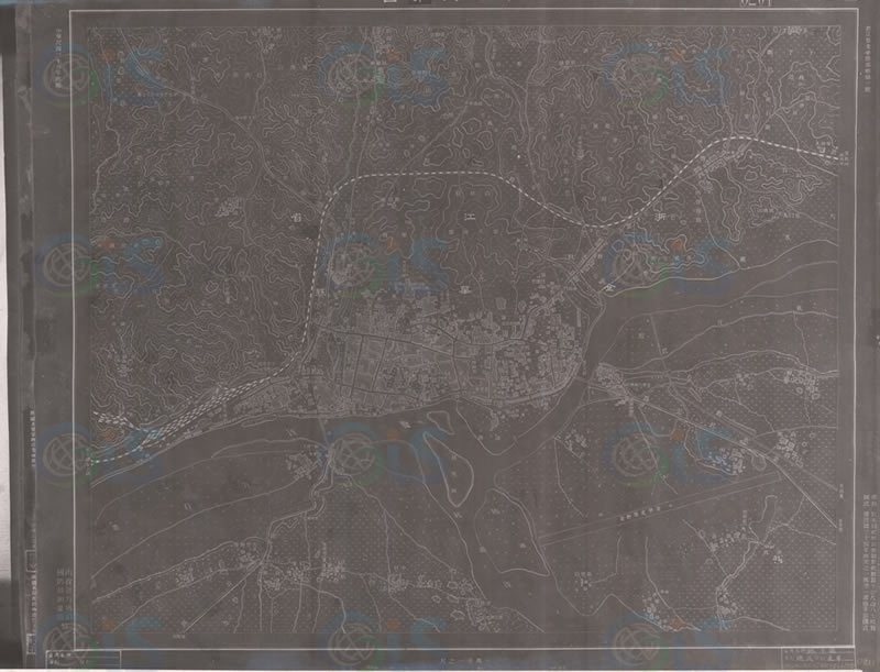1947年浙江《金华县城市图》插图